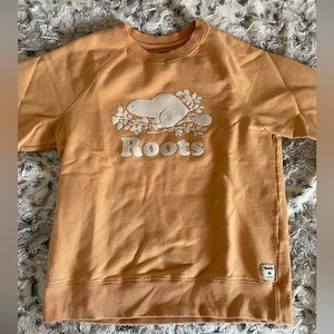 Orange Roots Fleece Sweatshirt
